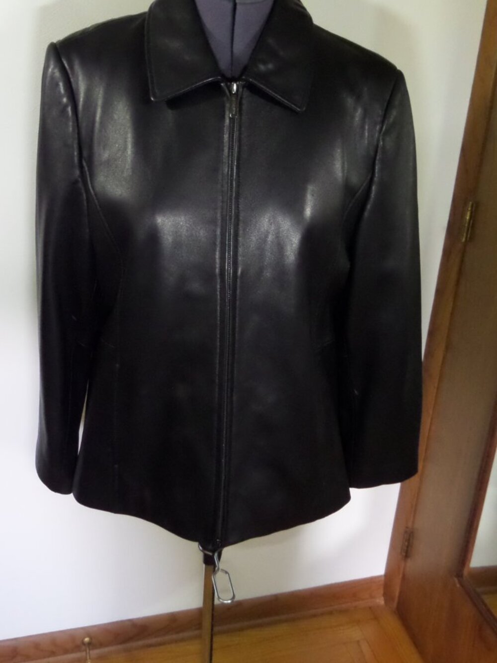 Liz Claiborne  Women's All Season Black Soft Leather Jacket  SZ  XLarge NWT